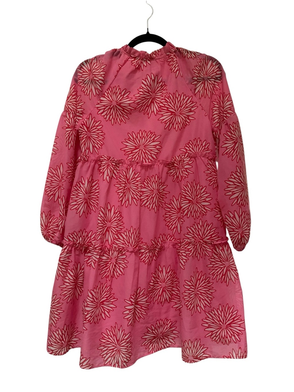 J. Marie Pink Floral Print Tiered Relaxed Fit Dress XSmall - Picture 2 of 9